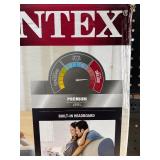 Intex Queen Deluxe Airbed with Headboard and Internal Pump