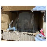 Glass Drink Dispenser with Ceramic Stand