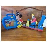 Vintage Mickey Mouse Toy, Works. Very Old Wooden Toy