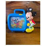 Vintage Mickey Mouse Toy, Works. Very Old Wooden Toy