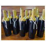 12 Gold Glitter Centerpieces Water Bottles