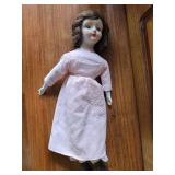 Vintage Bisque Porcelain Head and Fabric Body