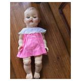 Tiny Tears Doll Vintage Pink Dress