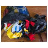 Flag Football Game Without the Ball, Just the Flags