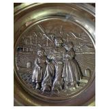 Brass Vintage Featuring a Dutch Scene- 70