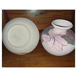 Ceramic Plate and Vase
