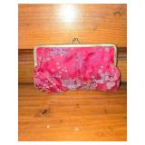 Red Clutch Purse, Red Luck Chinese Decor and Red Clog