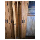 Pool Cue Stick Cabinet with Individual Keys for Each Cubby