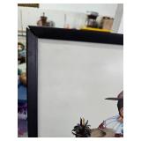 Framed Lithograph Print Titled Todos Santos Huehuetenango from the Trajes de Guatemala Series