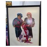 Framed Lithograph Frederick Crocker Jr