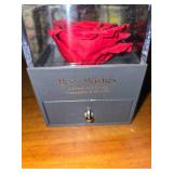 Utensils Holder,  Lamp, and Forever Rose