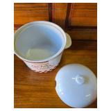 Chili Crock and Decorative Plate