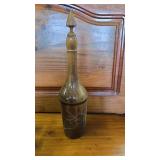 Wood Decanter Set with Plate