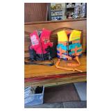 Two Youth Life Jackets