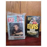 Vintage TV Guides Featuring Elvis, Elvis "What Happened" Book