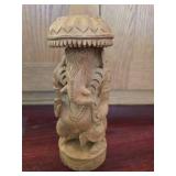Hand Carved Wooden Statue of Hindu Diety Ganesha