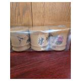 Decoritive Vintage Style Bamboo Tea Canisters