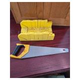 Saw and Stanley Miter Box
