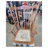 Vintage Chair, Lace on the bottom, Does Not Need to be Recovered