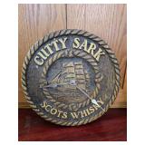 Cutting Sark Scots Whisky Clock-untested