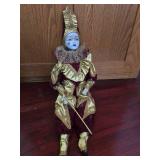Porcelain Jester Wind Up