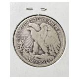 1943-S US WALKING LIBERTY HALF DOLLAR