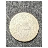 1913 US BARBER DIME