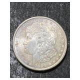 1890 US MORGAN SILVER DOLLAR