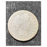 1915-D US BARBER QUARTER
