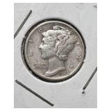 1942 US MERCURY DIME