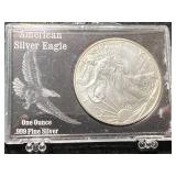 2017 AMERICAN SILVER EAGLE 1 TROY OZ .999 FINE SILVER IN CASE