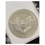 2011 AMERICAN SILVER EAGLE 1 TROY OZ .999 FINE SILVER IN CASE