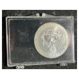 2018 AMERICAN SILVER EAGLE 1 TROY OZ .999 FINE SILVER IN CASE