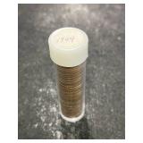 ROLL OF 50 US 1944 WHEAT CENTS