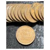 ROLL OF 50 US 1944 WHEAT CENTS