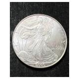 2000 AMERICAN SILVER EAGLE 1 TROY OZ .999 FINE SILVER