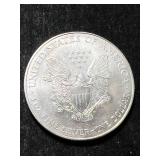 2000 AMERICAN SILVER EAGLE 1 TROY OZ .999 FINE SILVER