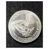 1985 ENGELHARD PROSPECTOR 1 TROY OZ .999 FINE SILVER
