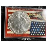 2016 AMERICAN SILVER EAGLE 1 TROY OZ .999 FINE SILVER IN CASE