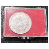 2000 AMERICAN SILVER EAGLE 1 TROY OZ .999 FINE SILVER IN CASE