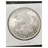 1921 US MORGAN SILVER DOLLAR
