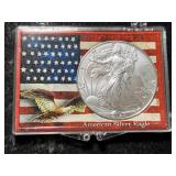2024 AMERICAN SILVER EAGLE 1 TROY OZ .999 FINE SILVER IN CASE