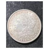 1896 US MORGAN SILVER DOLLAR
