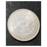 1896 US MORGAN SILVER DOLLAR