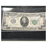 1928 US $20 REDEEMABLE IN GOLD NOTE