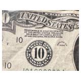 1928 US $20 REDEEMABLE IN GOLD NOTE