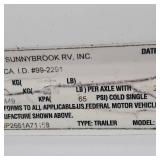 2006 " Sunset Creek" by Sunny Brook Camper-Model 279R.B. with Slide-Out