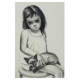LL - "Waiting" Print by Margaret Keane