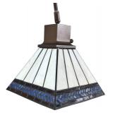 P - Stunning Stained Glass Floor Lamp