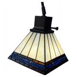 P - Stunning Stained Glass Floor Lamp